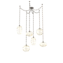 Hammerton SNB0048-06-BS-OA-CH1-E2 - Misto Multi Light Pendant Multi Port Canopy Beige Silver