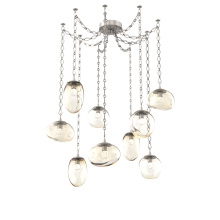 Hammerton SNB0069-09-BS-FA-CH1-L1 - Cosmos LED Multi Light Pendant Beige Silver