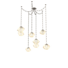 Hammerton SNB0089-06-BS-A-CH1-L1 - Mesa Multi Light Pendant Beige Silver