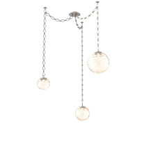Hammerton SNB0092-03-BS-A-CH1-L1 - Gaia Multi Light Pendant Beige Silver