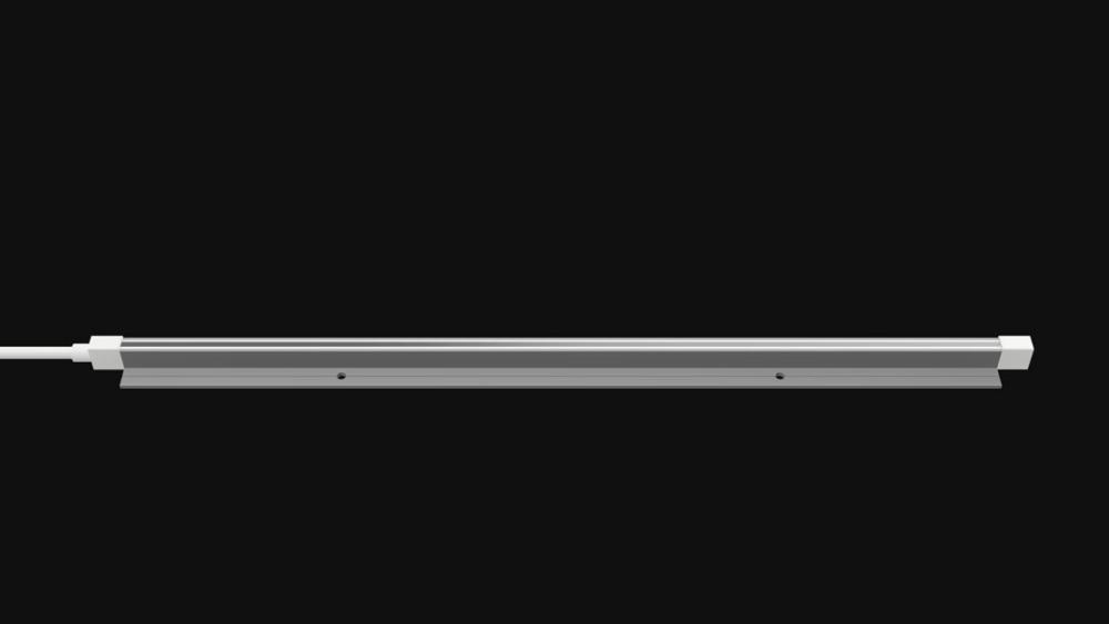 1 Meter polycarbonate mounting channel