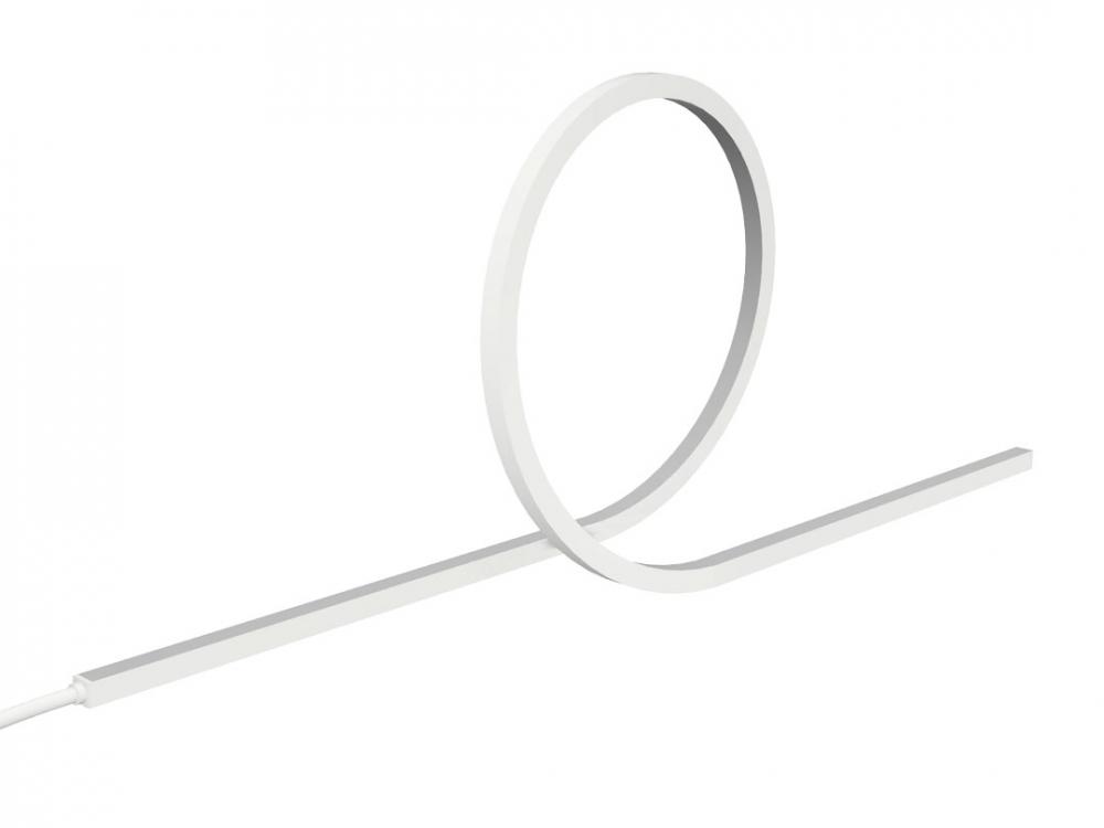 Custom Length Static Blue LED Neon Flex 0404 Top Bend