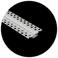 LED INSPIRATIONS CH1-M05-WHT-CUSTOM - Custom Length Inspire Mud-In 0.5" Channel