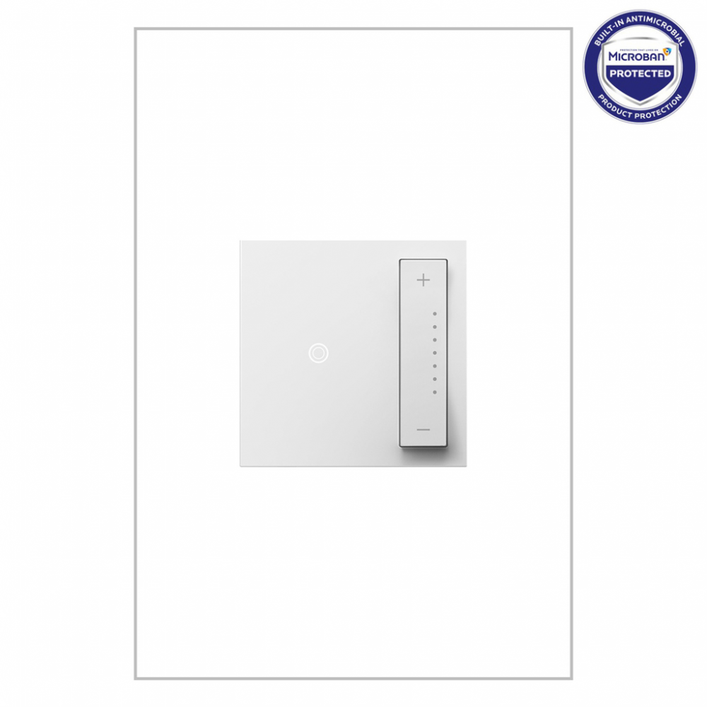 adorne 0-10V sofTap Dimmer, White, with Microban