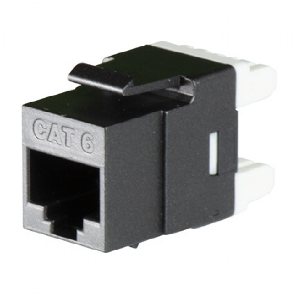 adorne Cat 6 RJ45 Data Insert, Graphite (4 pack)