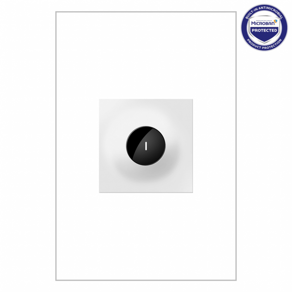adorne 15A Wave Switch, White, with Microban