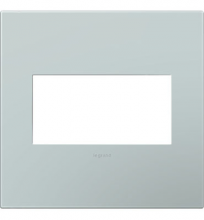 Legrand AWP2GBL4 - adorne Pale Blue Two-Gang Screwless Wall Plate with Microban