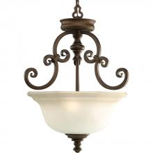 Progress P2835-102 - Three Light Copper Up Pendant
