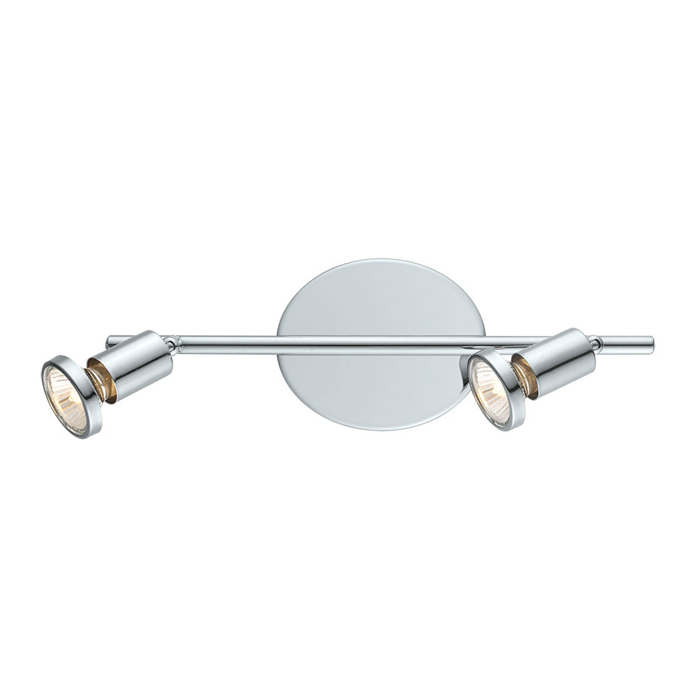 3 LT Fixed  Track Light w/ Chrome Finish & Adjustable Lamp Heads