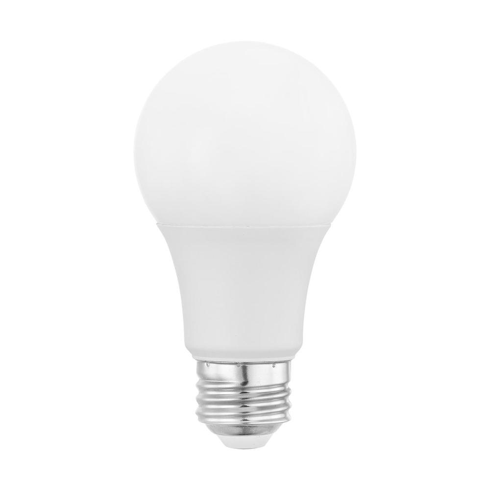 10W Opal LED A19-E26/Medium (standard) Base Bulb 810 Lumens, 3000K (6 pack) (6 pack)