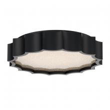 Schonbek 1870 S8416-18R - Tarte 16 120V Flush Mount in Black with Radiance Crystal Dust