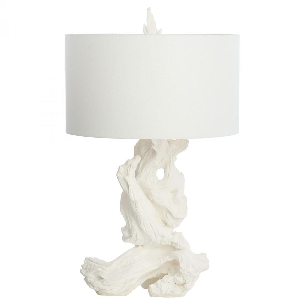 Driftwood Table Lamp White