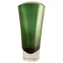 Cyan Designs 12030 - Muzo Vase | Emerald Green | Clear - Medium