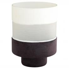 Cyan Designs 12203 - Mesa Vase | Cream | Black - Large