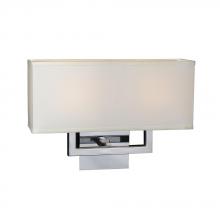 PLC Lighting 18196PC218GU24 - 2 Light Sconce Dream Collection 18196PC218GU24