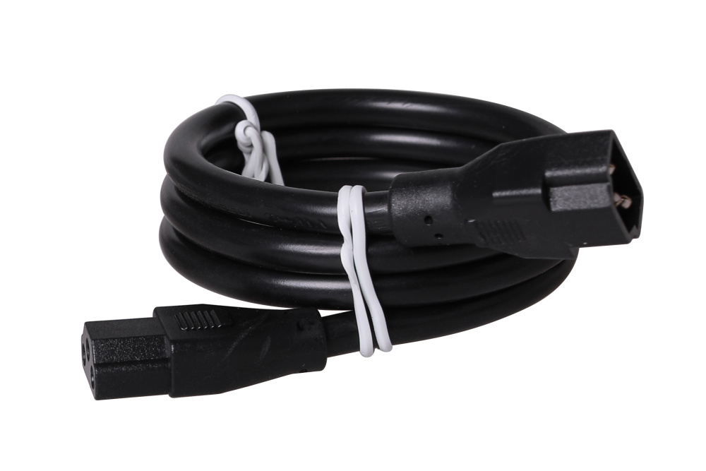 24&#34; Under Cabinet Light Connector Cord in Black