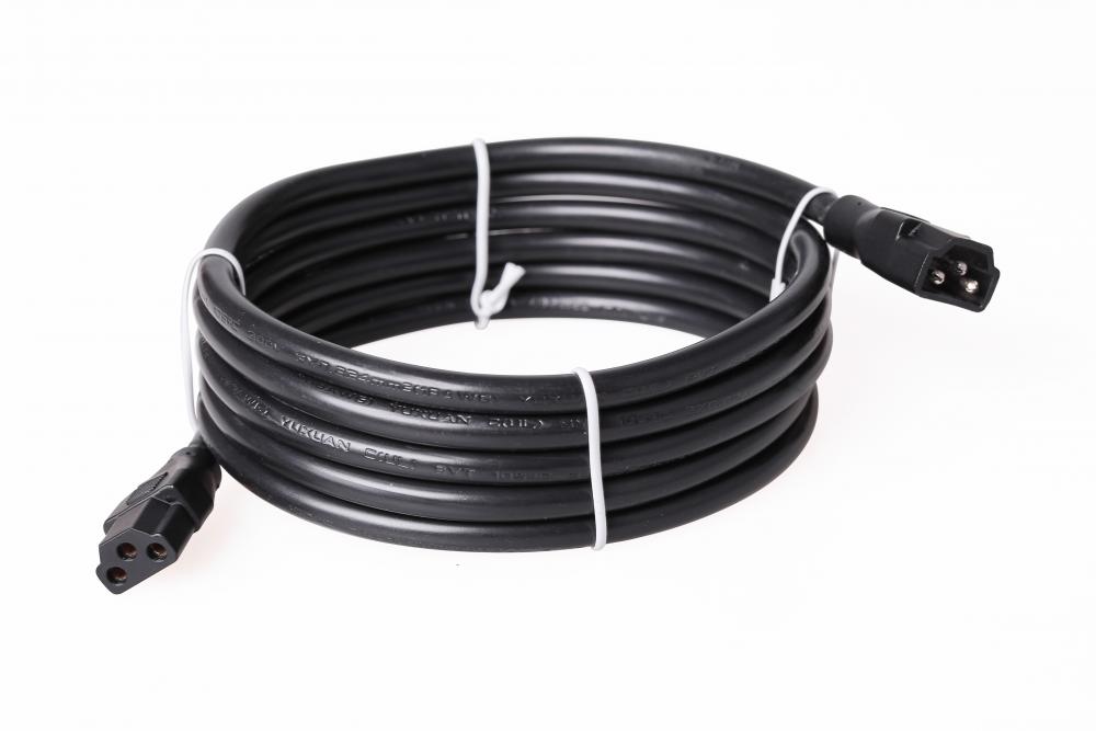 72&#34; Under Cabinet Light Connector Cord in Black