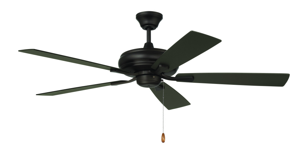 Eos 52&#34; 5-Blade Ceiling Fan in Espresso w/ Espresso/Walnut Blades