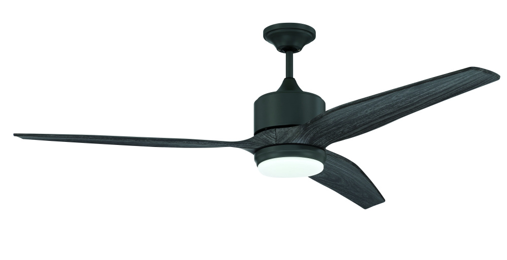 Force XL 60&#34; 3-Blade Indoor/Outdoor (Wet) Ceiling Fan in Dark Graphite w/ Greywood Blades