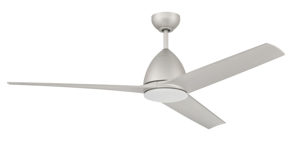 Nitro 54&#34; 3-Blade Indoor/Outdoor (Wet) Ceiling Fan in Painted Nickel w/ Painted Nickel Blades