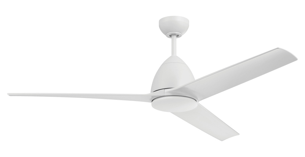 Nitro 54&#34; 3-Blade Indoor/Outdoor (Wet) Ceiling Fan in White w/ White Blades