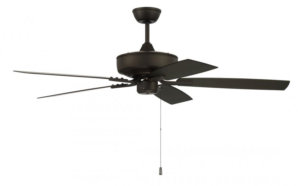 Outdoor Pro Plus 52 52&#34; 5-Blade Indoor/Outdoor (Wet) Ceiling Fan in Espresso w/ Matte Espresso