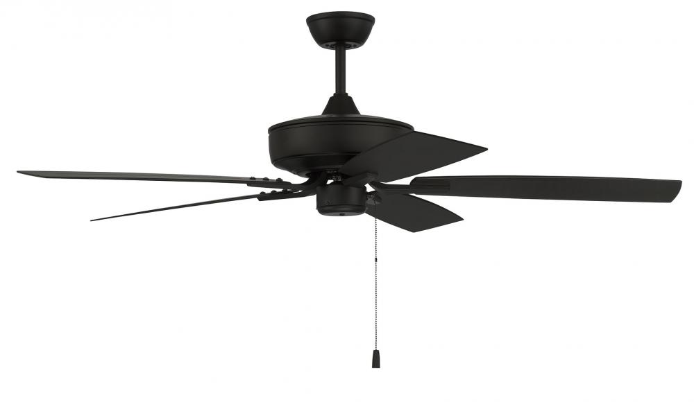 Outdoor Pro Plus 52 52&#34; 5-Blade Indoor/Outdoor (Wet) Ceiling Fan in Flat Black w/ Flat Black Bla