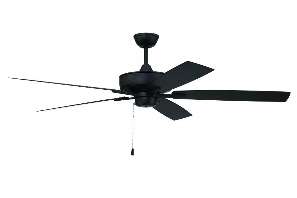 Outdoor Super Pro 60 60&#34; 5-Blade Indoor/Outdoor (Wet) Ceiling Fan in Flat Black w/ Flat Black Bl