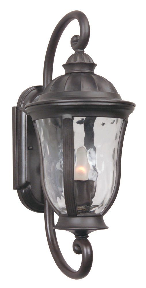 Frances 1 Light 8&#34; Outdoor Wall Lantern in Oiled Bronze Outdoor