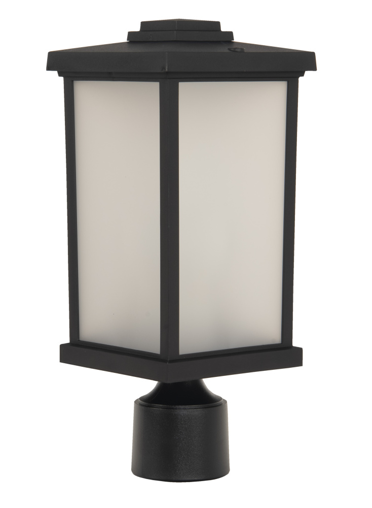 Resilience 1 Light 15&#34; Outdoor Post Mount in Textured Black