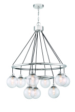 Craftmade 53329-CH - Que 9 Light Chandelier in Chrome