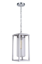 Craftmade ZA4821-SA - Neo 1 Light Outdoor Pendant in Satin Aluminum