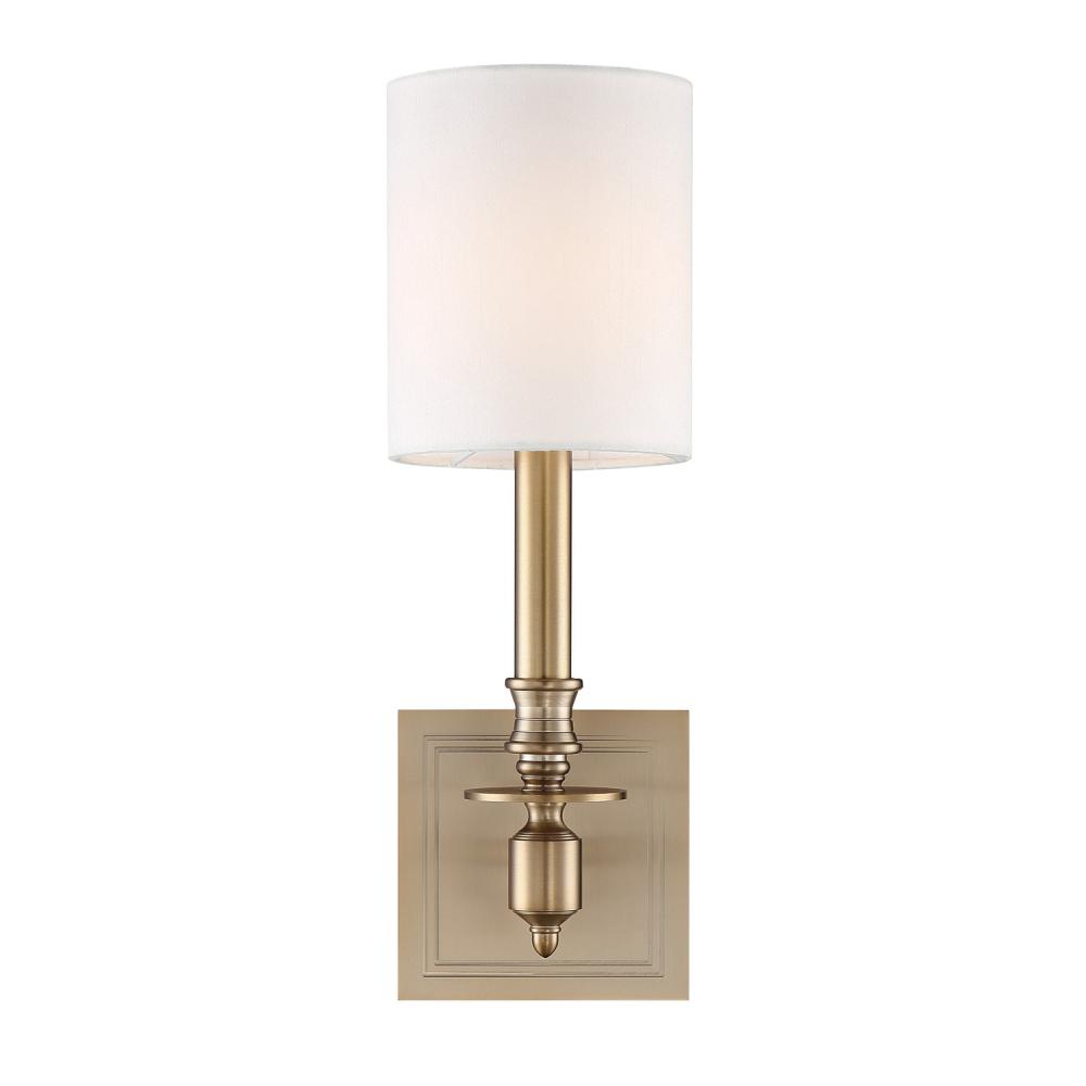 Lloyd 1 Light Aged Brass Sconce