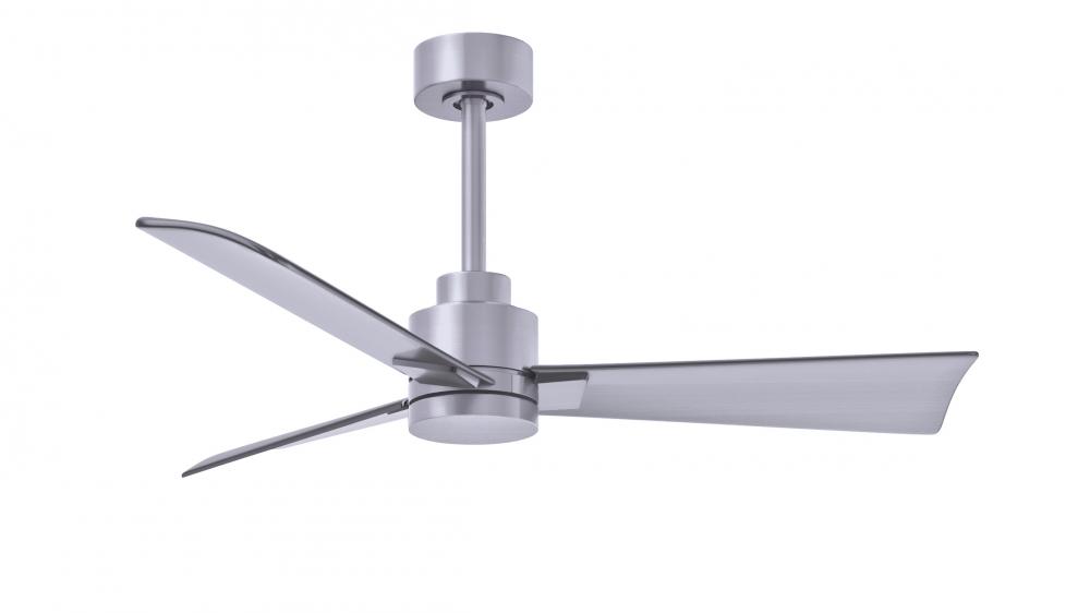 Alessandra - 42&#34; Three Blade Transitional Ceiling Fan - Brushed Nickel Finish