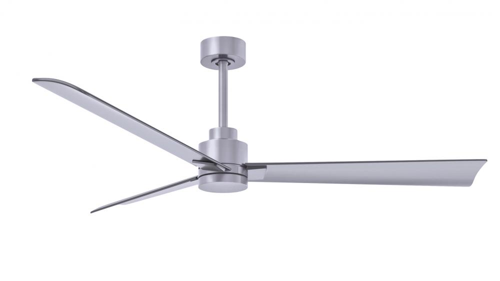 Alessandra - 56&#34; Three Blade Transitional Ceiling Fan - Brushed Nickel Finish