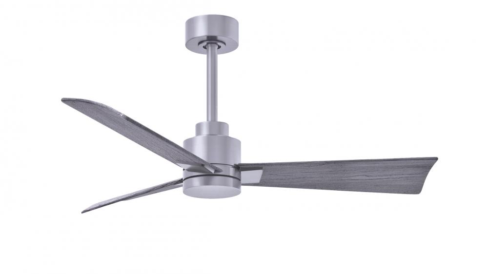 Alessandra - 42&#34; Three Blade Transitional Ceiling Fan - Brushed Nickel Finish