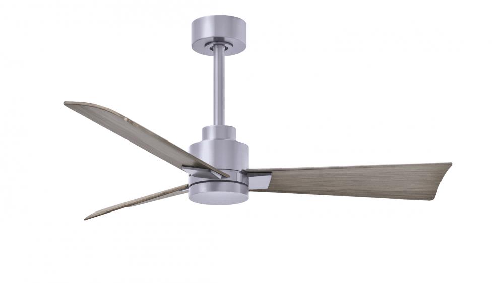 Alessandra - 42&#34; Three Blade Transitional Ceiling Fan - Brushed Nickel Finish