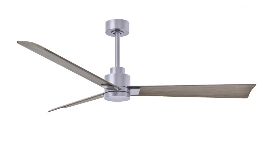 Alessandra - 56&#34; Three Blade Transitional Ceiling Fan - Brushed Nickel Finish