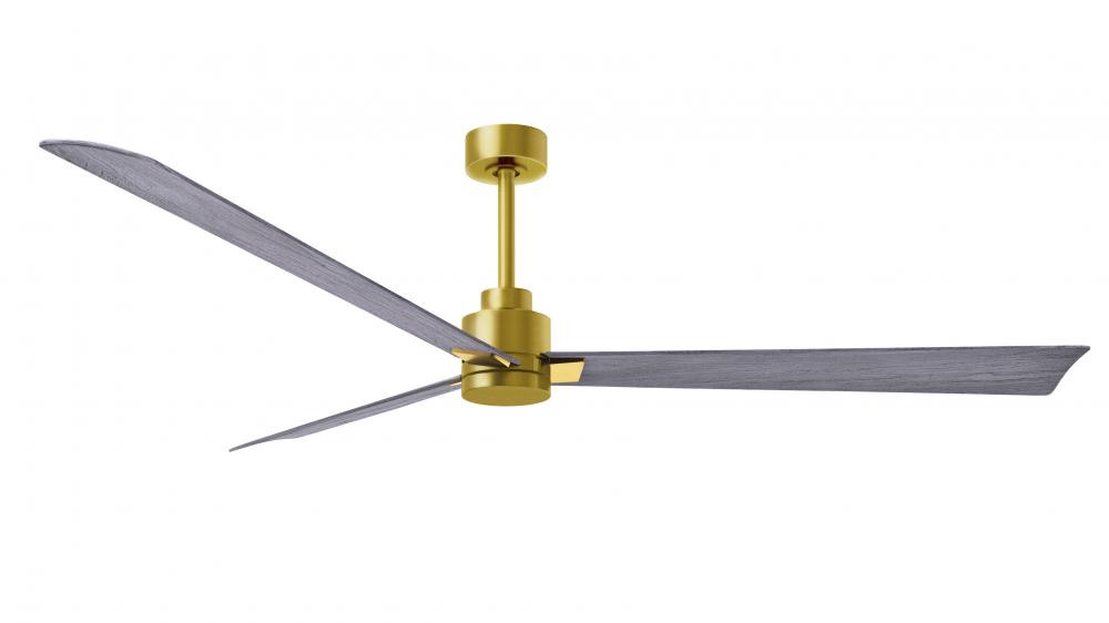 Alessandra - 72&#34; Three Blade Transitional Ceiling Fan - Brushed Brass Finish