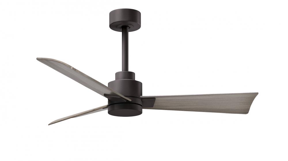 Alessandra - 42&#34; Three Blade Transitional Ceiling Fan - Textured Bronze Finish