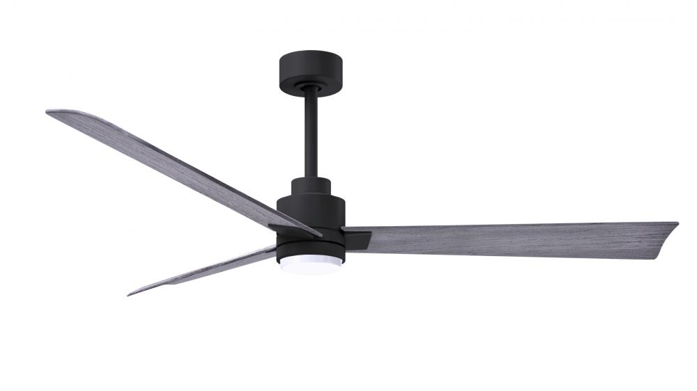 Alessandra - 56&#34; Three Blade Transitional Ceiling Fan - 5CCT Integrated LED - Matte Black Finish