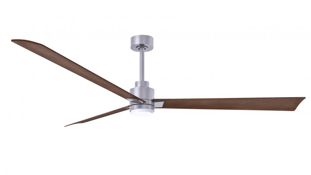 Alessandra-72&#34; Three Blade Transitional Ceiling Fan-5CCT Integrated LED-Brushed Nickel Finish