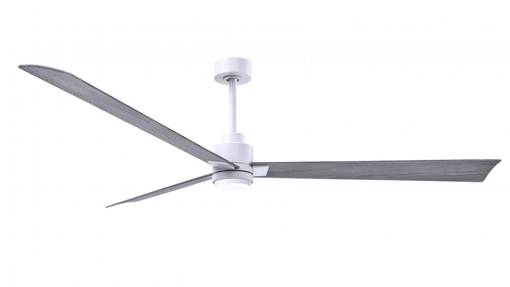 Alessandra - 72&#34; Three Blade Transitional Ceiling Fan - 5CCT Integrated LED - Matte White Finish