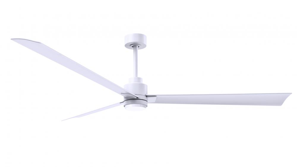 Alessandra - 72&#34; Three Blade Transitional Ceiling Fan - 5CCT Integrated LED - Matte White Finish