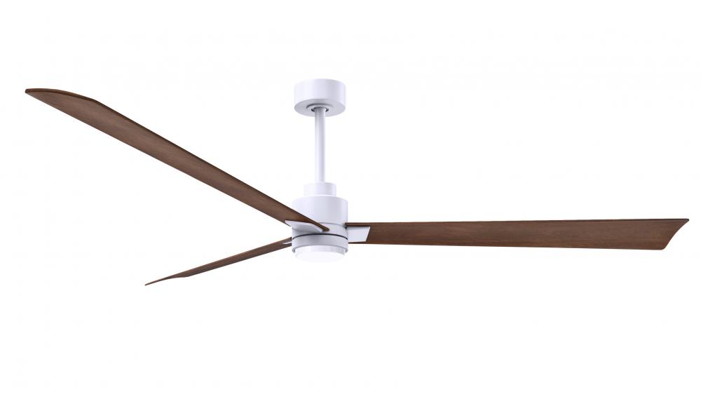 Alessandra - 72&#34; Three Blade Transitional Ceiling Fan - 5CCT Integrated LED - Matte White Finish