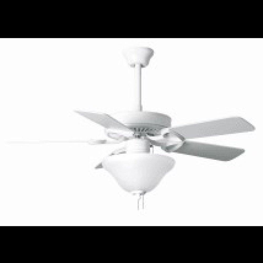 America - 42&#34; Builder Fan - LED Light Kit - Gloss White Finish
