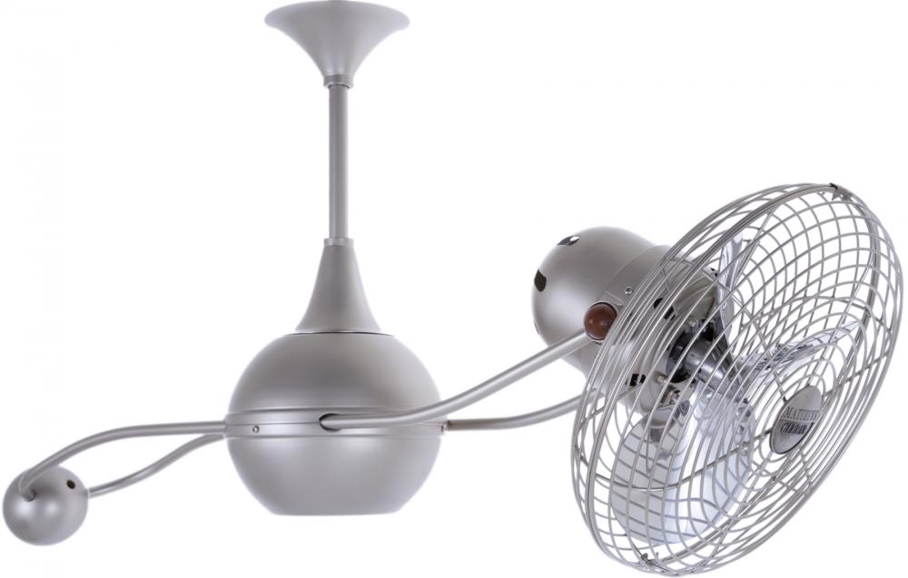 Brisa 2000 - Rotational Ceiling Fan (Interior) - Brushed Nickel Finish - Metal Blades