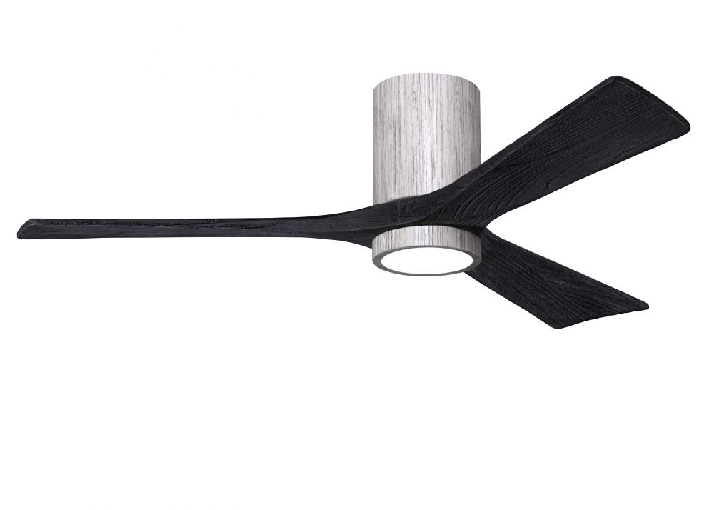 Irene-3HLK - 52&#34; Three Blade Flush Mount Paddle Fan - 5CCT Integrated LED - Barn Wood Tone Finis