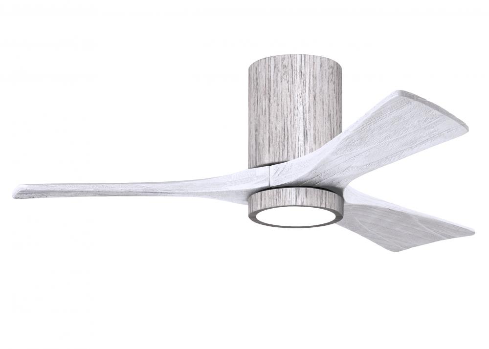 Irene-3HLK - 42&#34; Three Blade Flush Mount Paddle Fan - 5CCT Integrated LED - Barn Wood Tone Finis