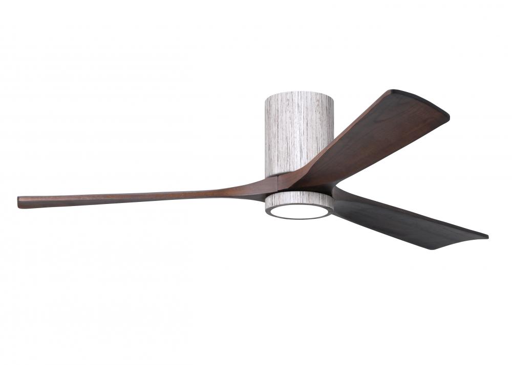 Irene-3HLK - 60&#34; Three Blade Flush Mount Paddle Fan - 5CCT Integrated LED - Barn Wood Tone Finis